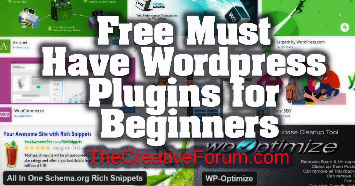 Free Must Have Plugins For Beginners