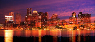 Downtown Boston Skyline - Colorful Royalty-Free Stock Images and Animations at Budget Price