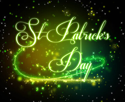 Fancy St-Patrick's Day in Green - Colorful Royalty-Free Stock Images and Animations at Budget Price